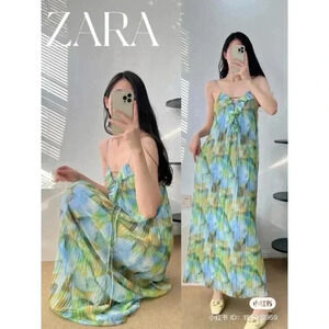 💥 Zara printed tulle dress 5039/704